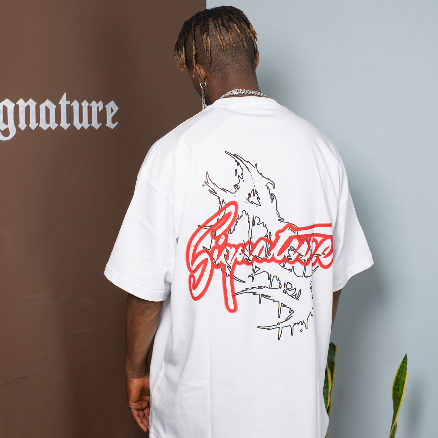 SIGNATURE WHITE T-SHIRT