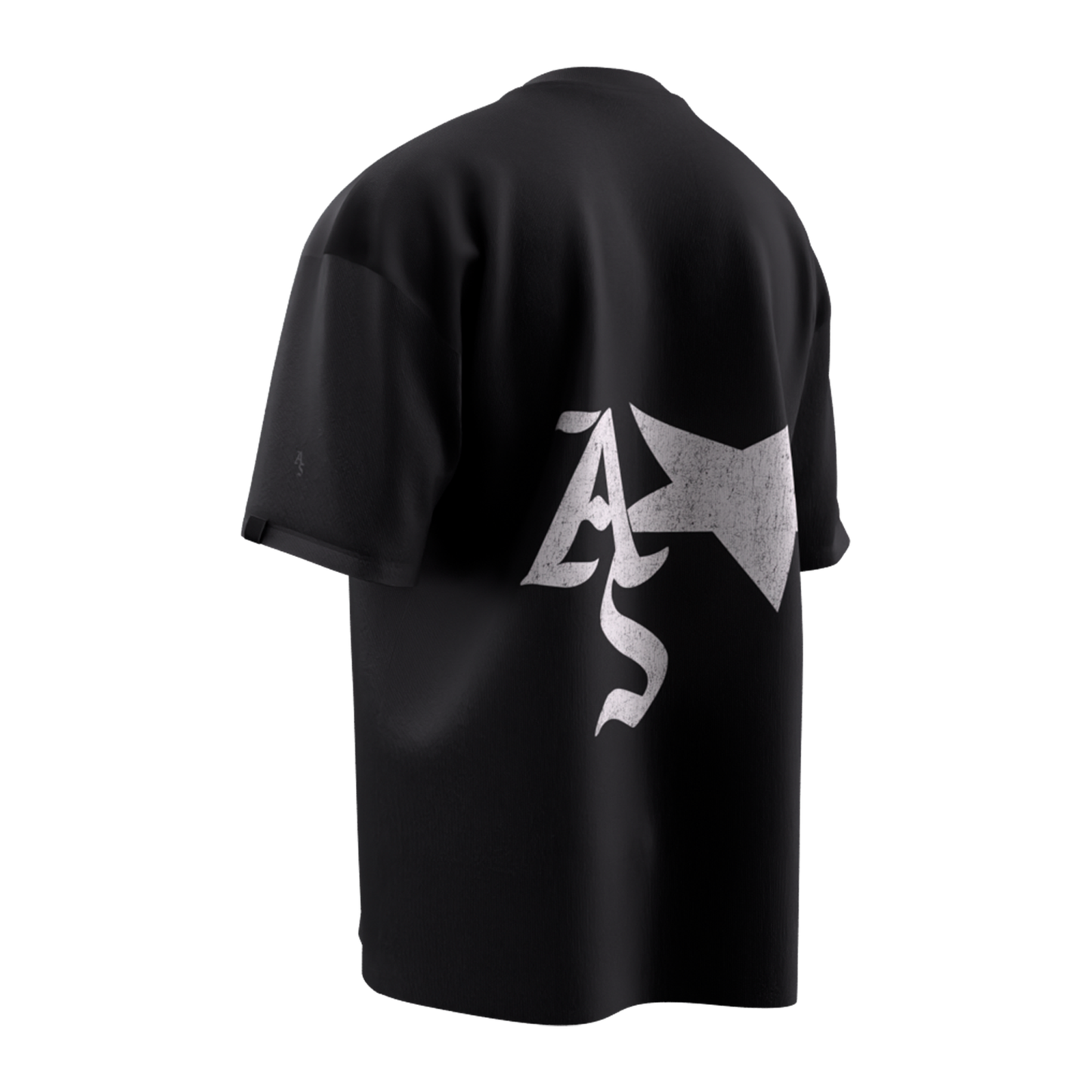 AS STAR BLACK T-SHIRT OVERSIZE
