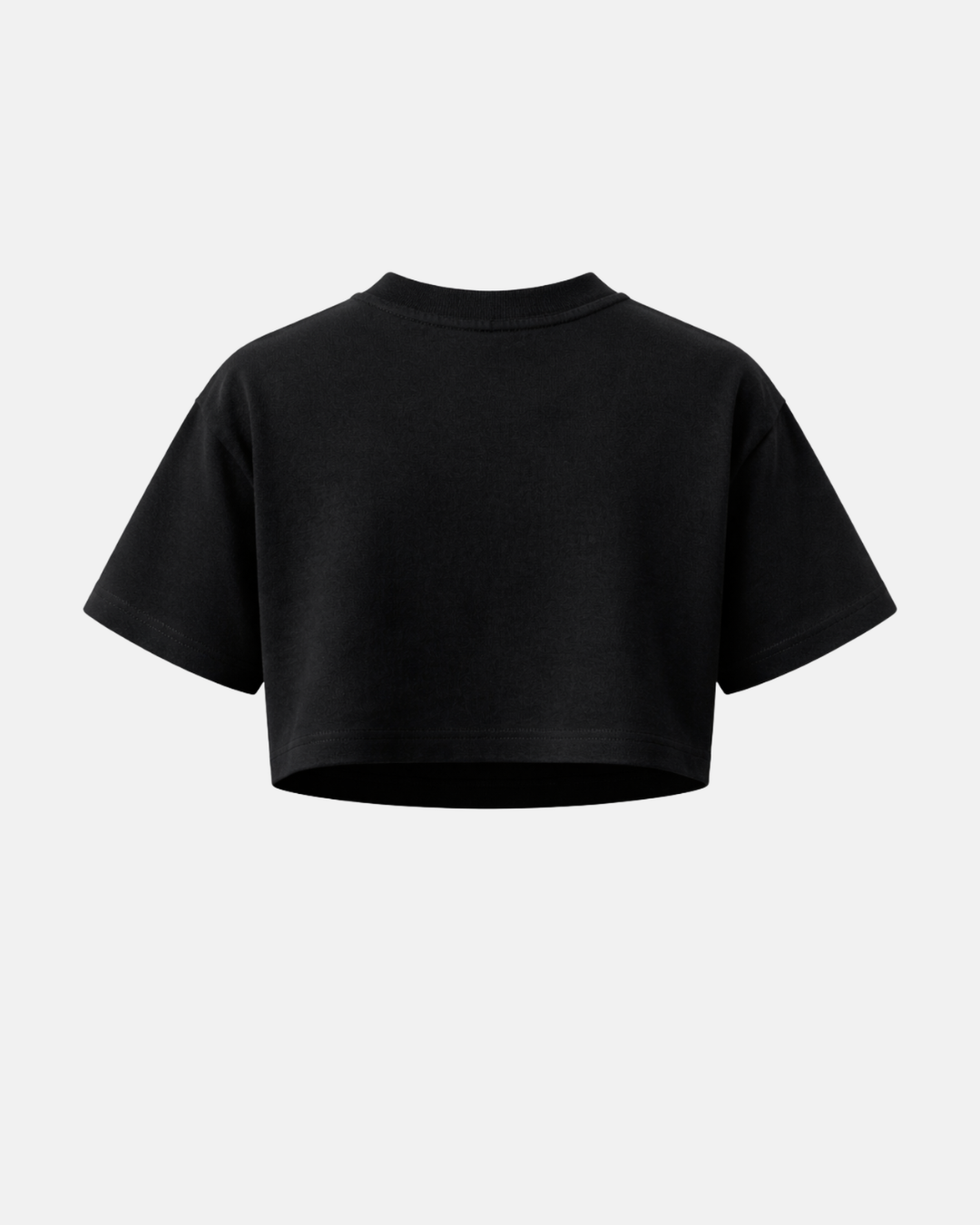 DA02 - Outline Signature Crop Top Negro