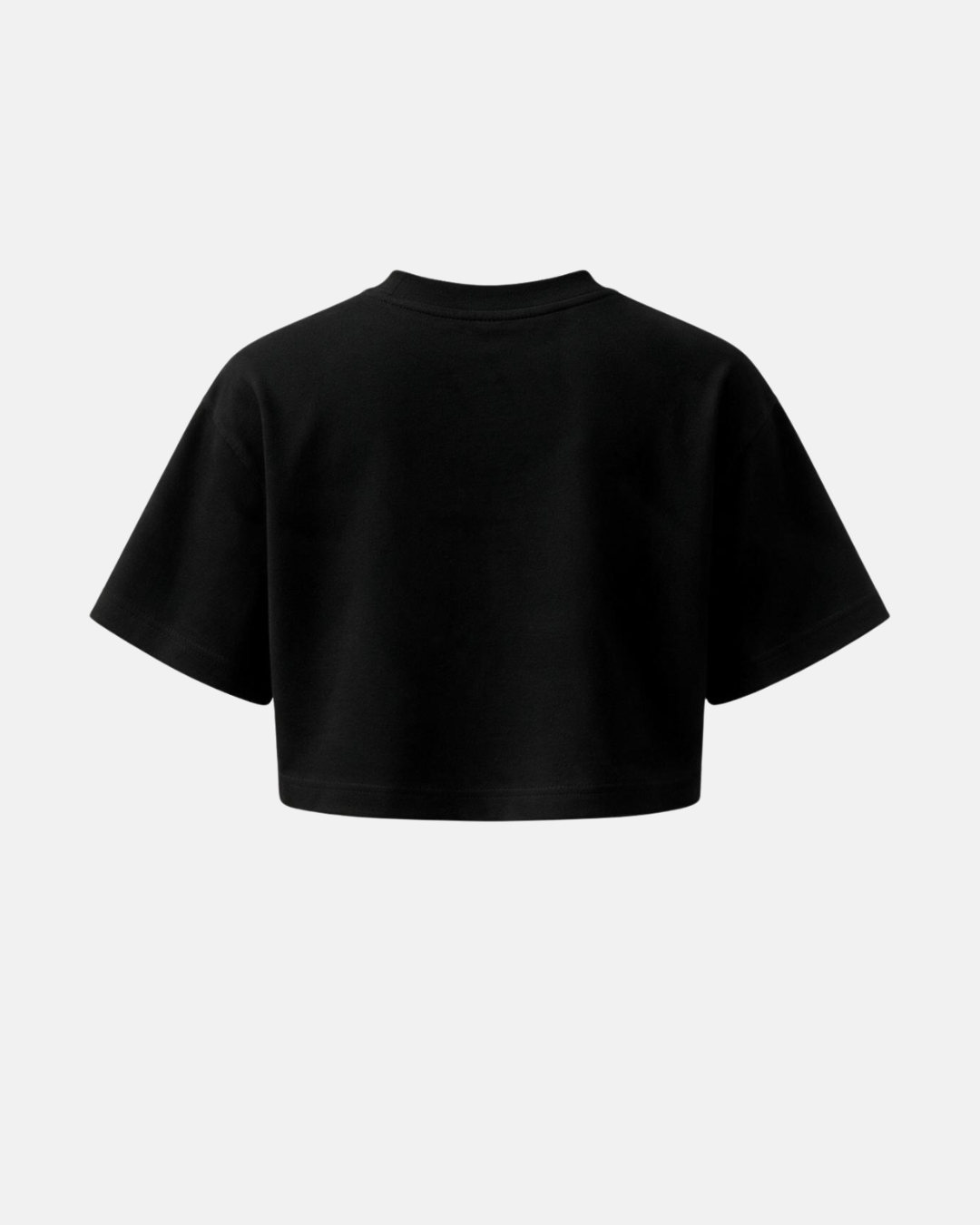 DA03 - Tonal Signature Crop Top Negro