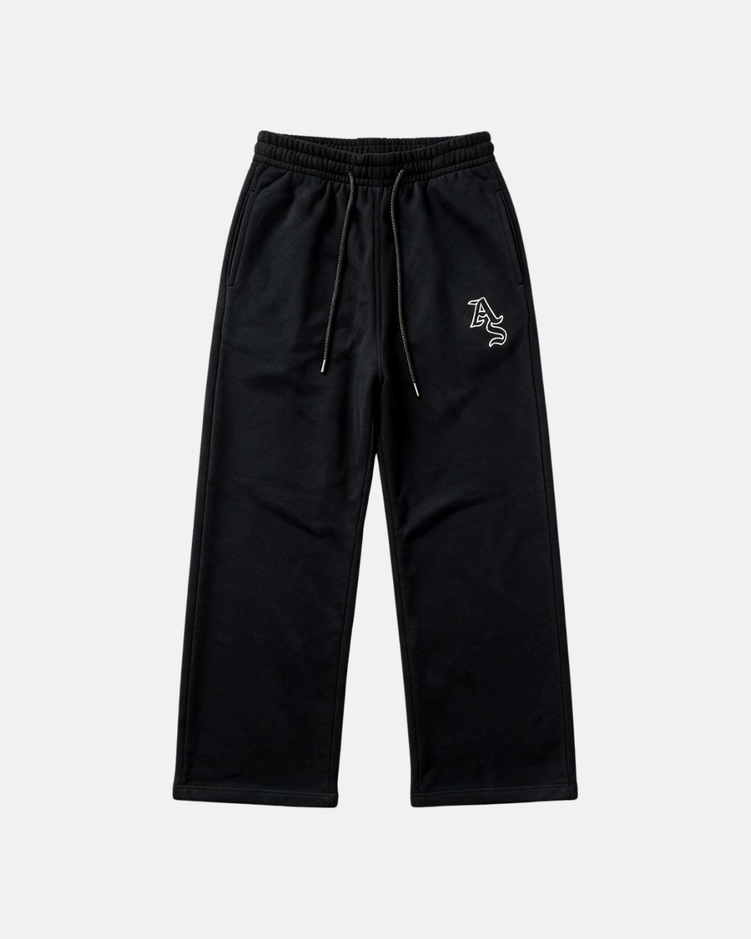 Basics Straight Sweatpants Black Monogram