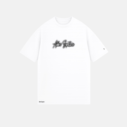 AS LOGO OVERSIZE T-SHIRT WHITE