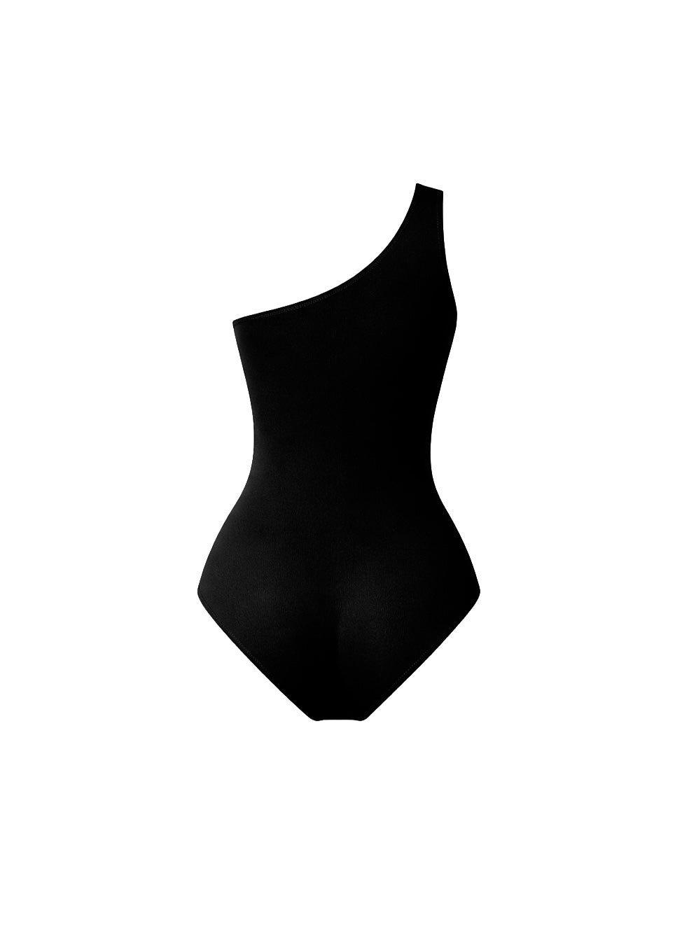 Black One-Shoulder Bodysuit