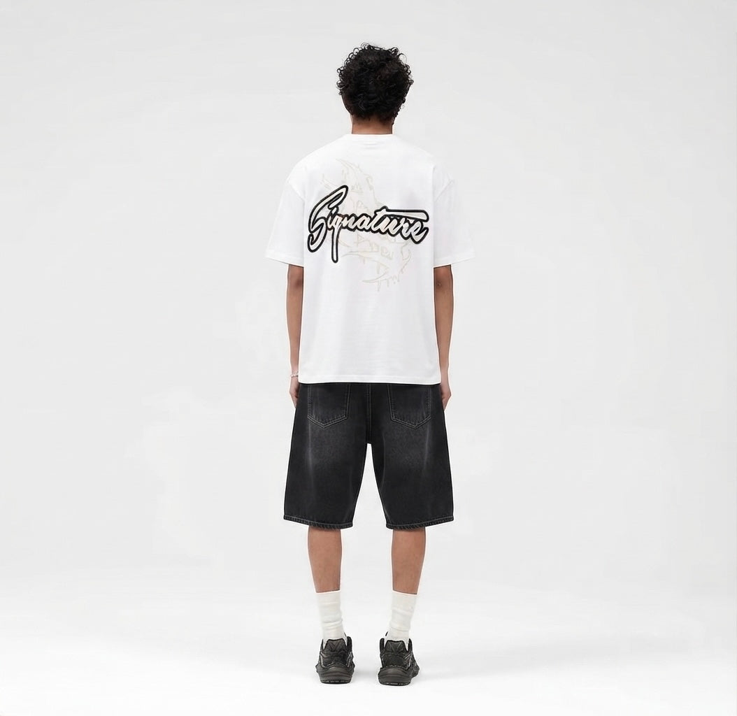 AS LOGO OVERSIZE T-SHIRT WHITE
