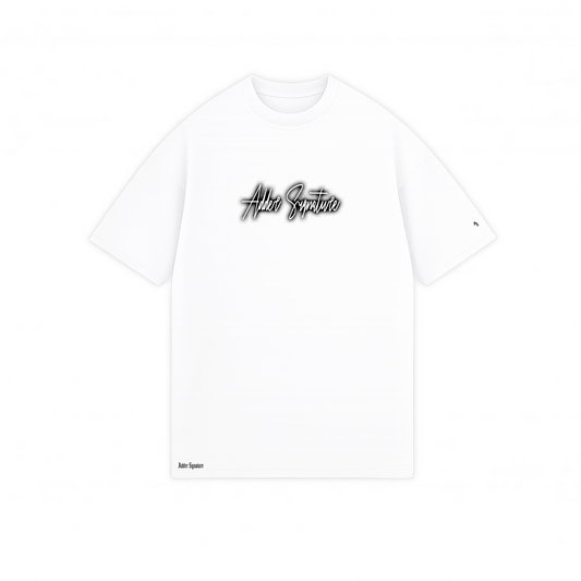 AS LOGO OVERSIZE T-SHIRT WHITE