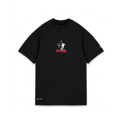 SIGNATURE SPRAY GRAPHIC T-SHIRT BLACK