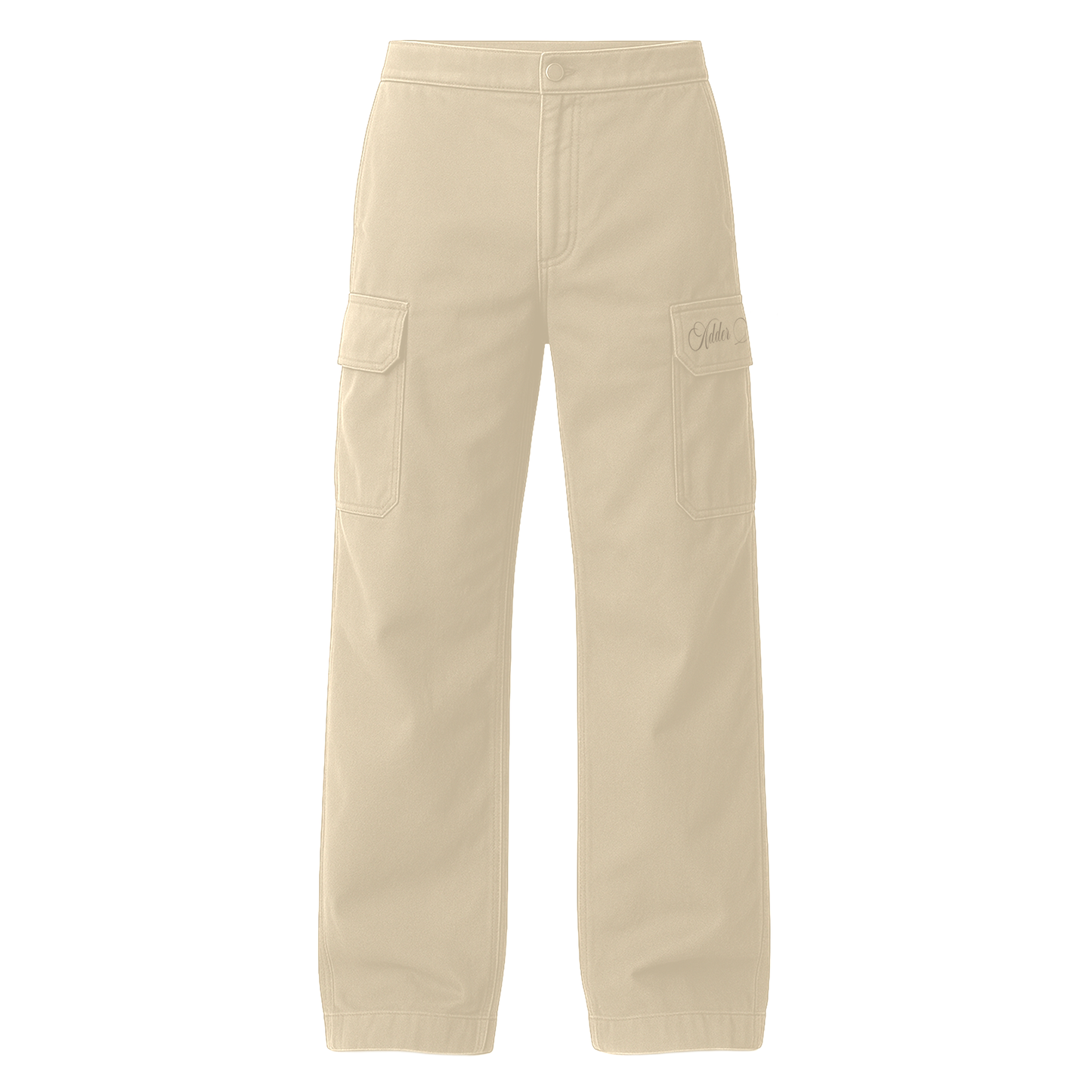 BEIGE CARGO PANTS AS