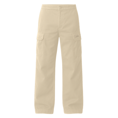 BEIGE CARGO PANTS AS