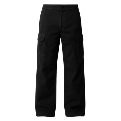 BLACK CARGO PANTS SIGNATURE