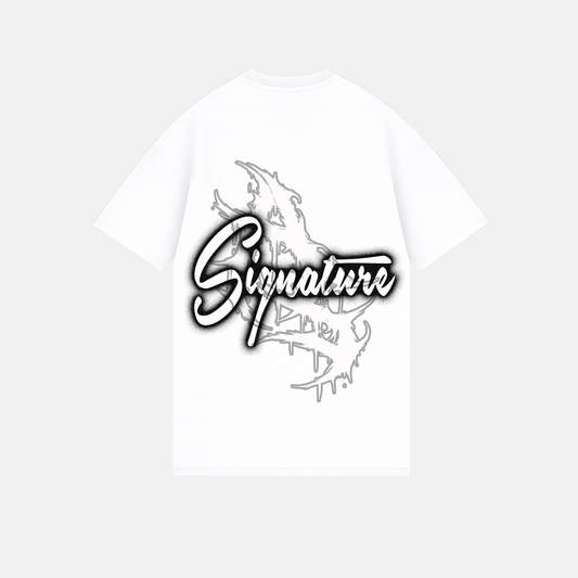 AS LOGO OVERSIZE T-SHIRT WHITE