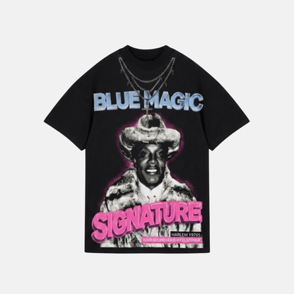 Frank Lucas Blue Magic Tshirt Black