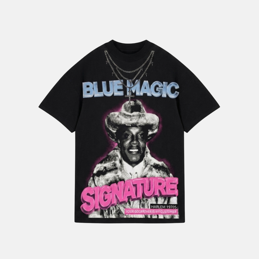 FRANK LUCAS OVERSIZED T-SHIRT BLACK