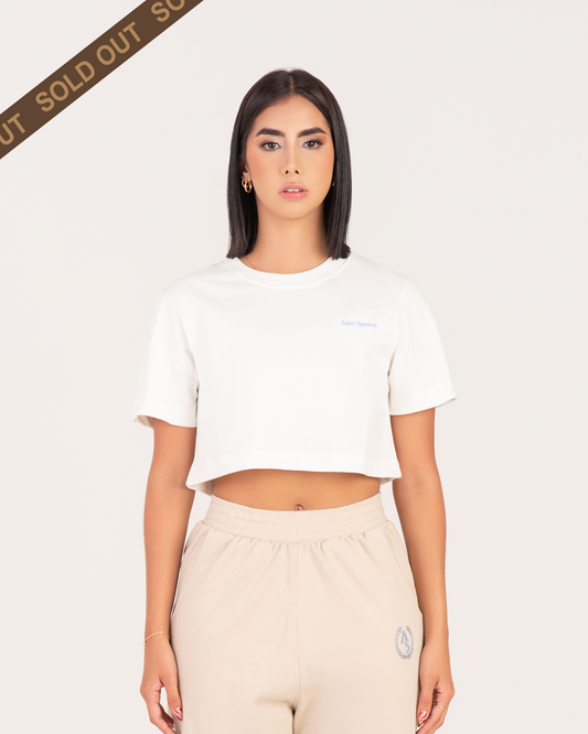 Simple Bone Crop Top