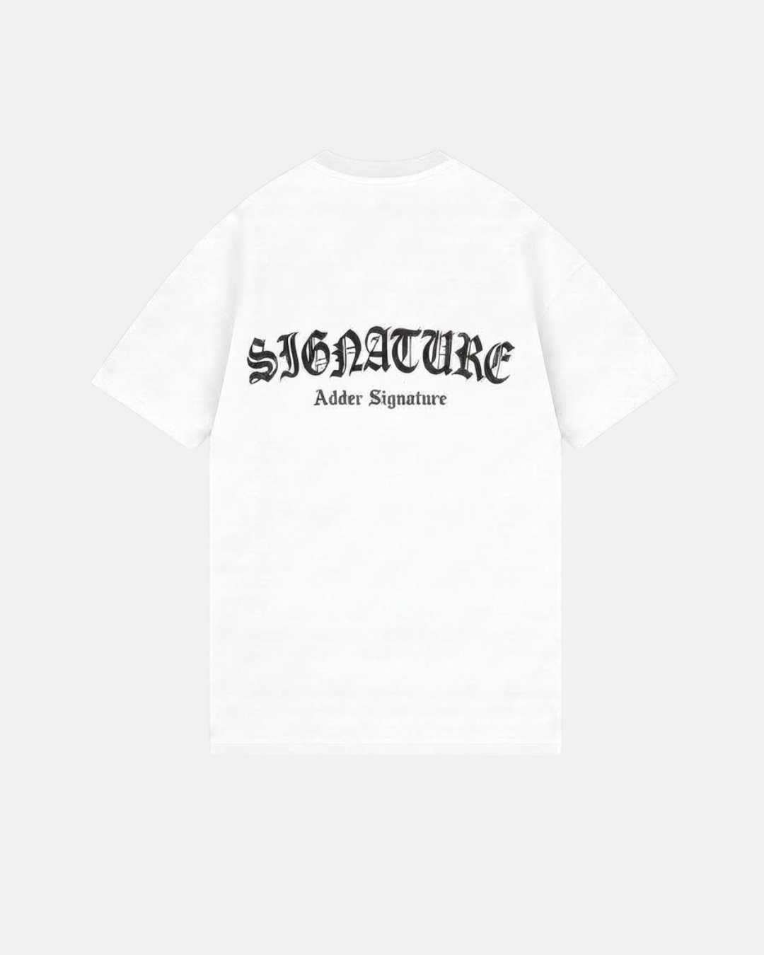 T011 - Gothic Signature Tee Blanca