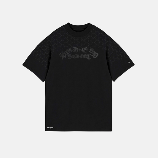 HIGH END STREET OVERSIZE T-SHIRT BLACK