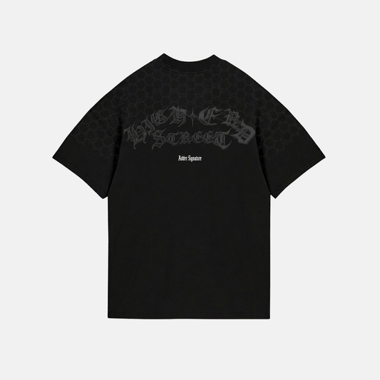 HIGH END STREET OVERSIZE T-SHIRT BLACK