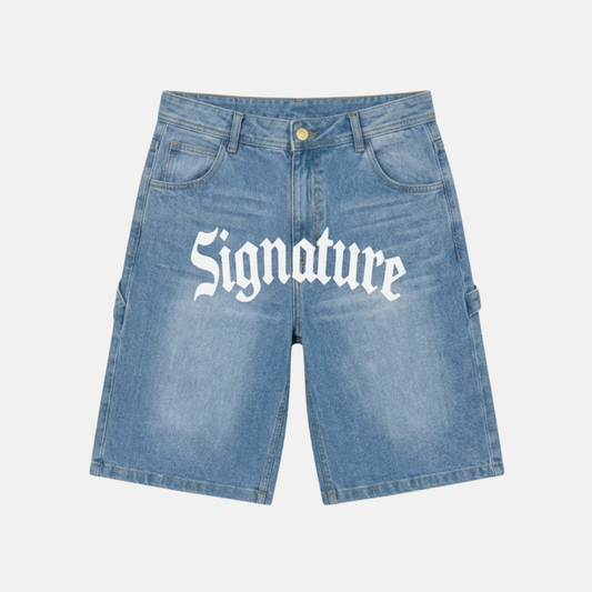 Signature Denim Short Medium Blue