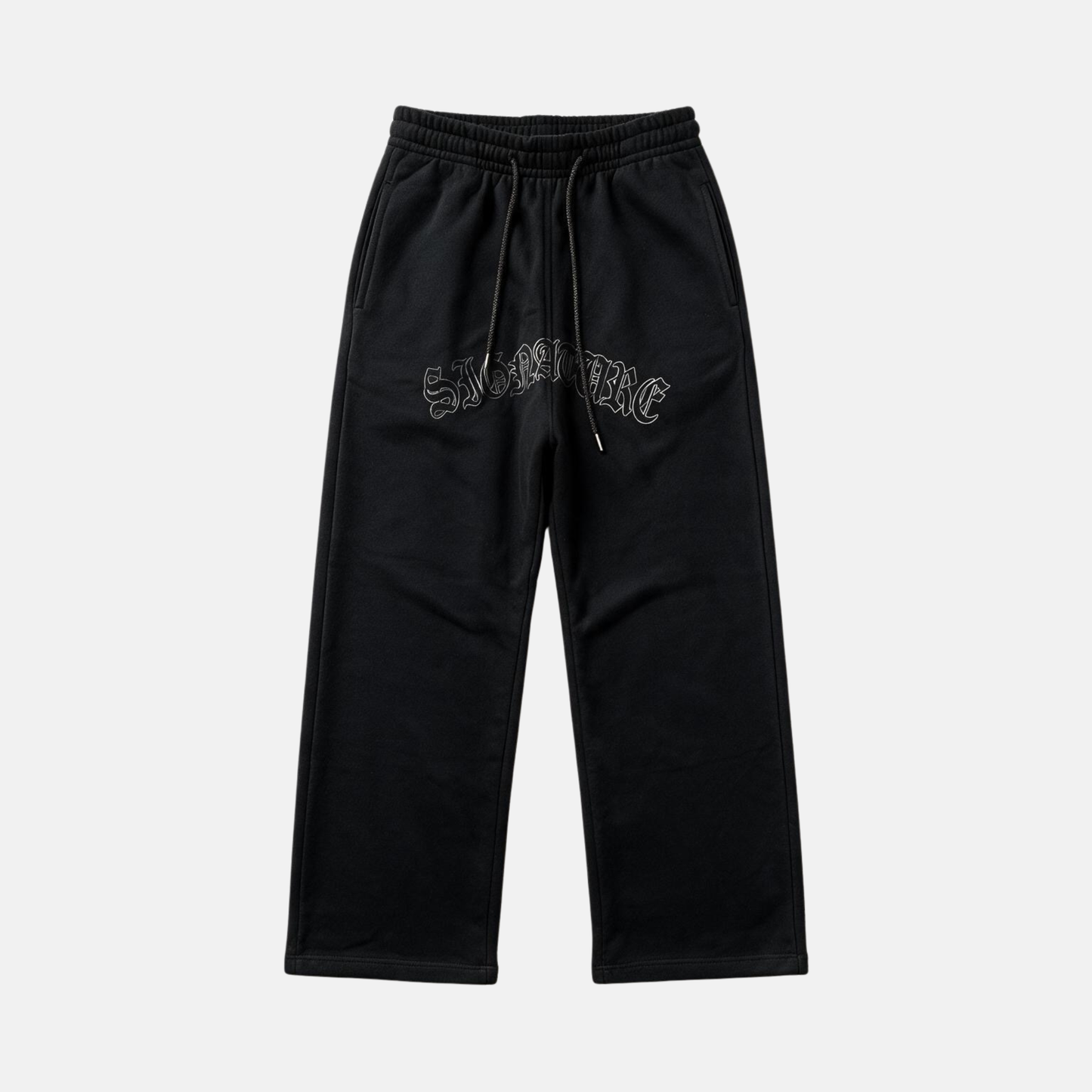Line Gothic Signature Straightpants Negro
