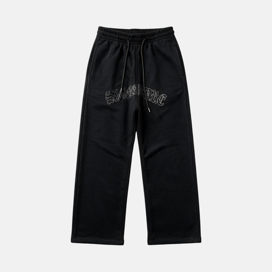 Line Gothic Signature Straightpants Negro