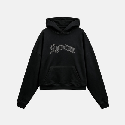 crypt Signature Oversize Fit Black