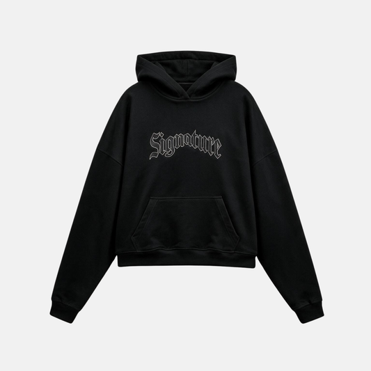 crypt Signature Oversize Fit Black