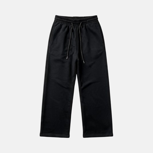 Line Tonal Signature Straightpants Negro