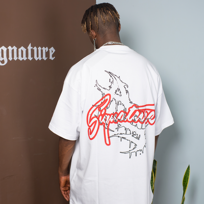 SIGNATURE WHITE T-SHIRT