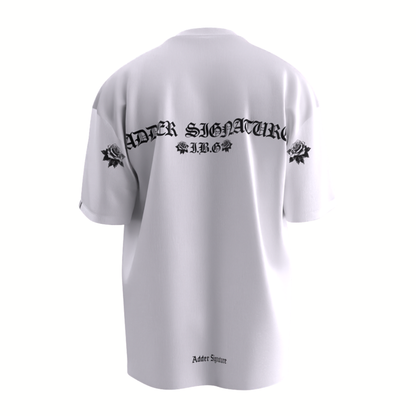 WHITE ROSE EMBLEM TEE