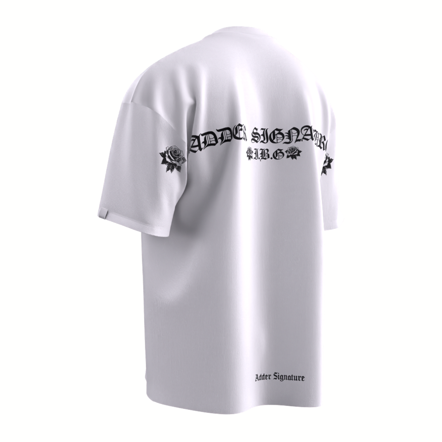 WHITE ROSE EMBLEM TEE