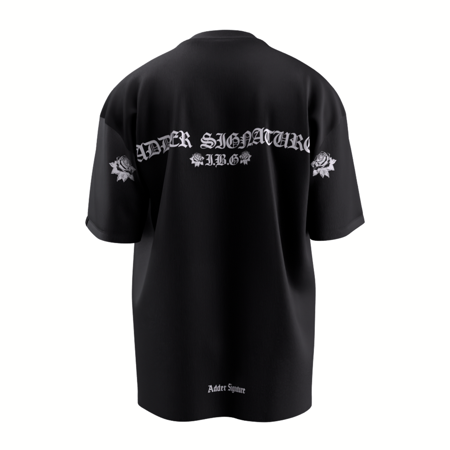 BLACK ROSE EMBLEM TEE