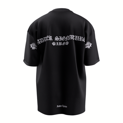 BLACK ROSE EMBLEM TEE
