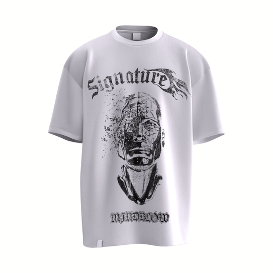 DISTORTED IDENTITY TEE – WHITE