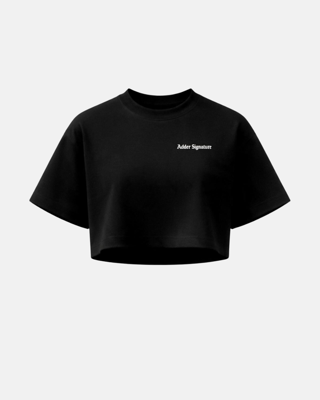 DA03 - Tonal Signature Crop Top Negro