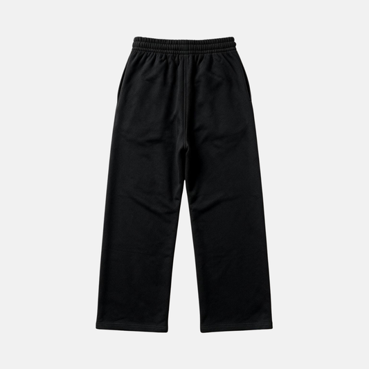 Line Tonal Signature Straightpants Negro