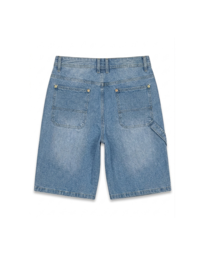 SIGNATURE LOGO JORTS LIGHT BLUE
