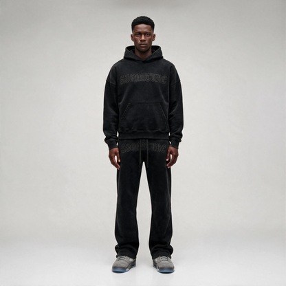 Gothic Signature Oversize Cut Black