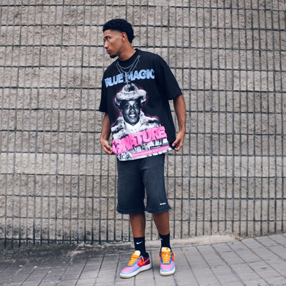 FRANK LUCAS OVERSIZED T-SHIRT BLACK