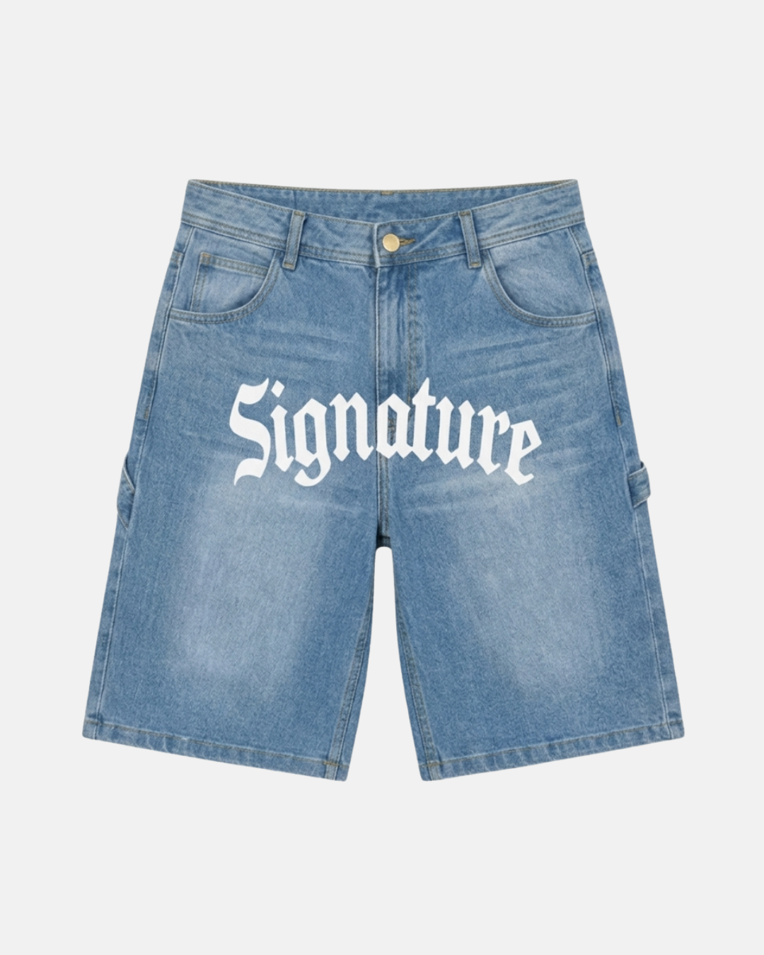Signature Denim Short Medium Blue