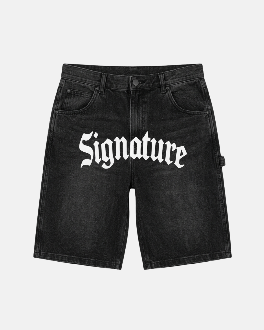 Signature Denim Short Black