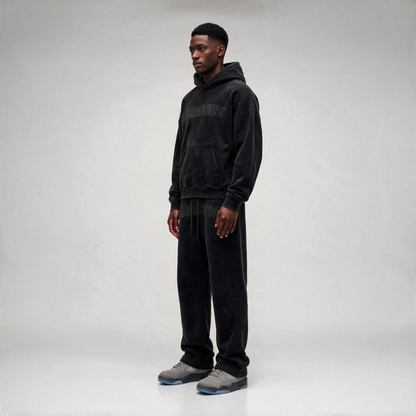 Line Gothic Signature Straightpants Negro