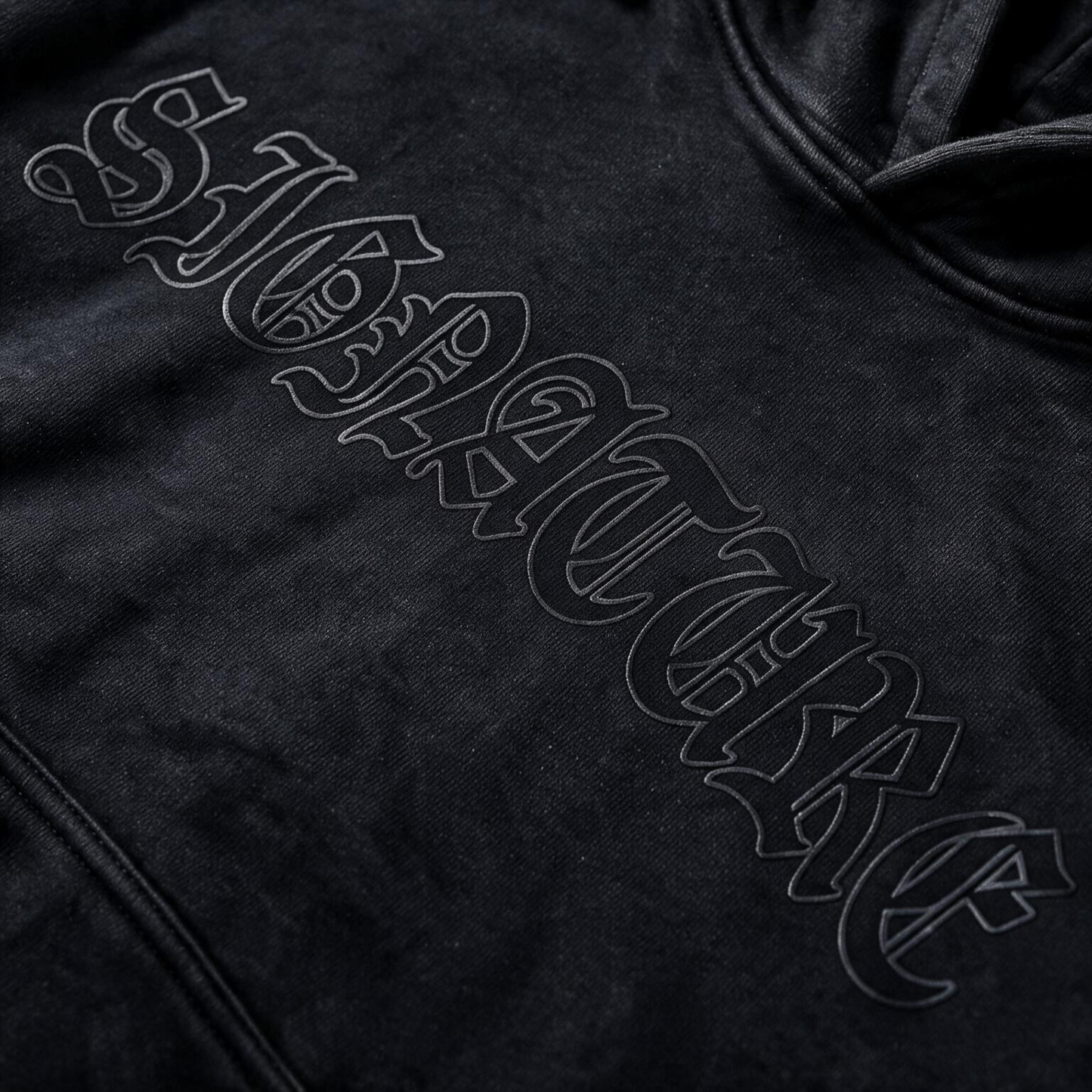 Gothic Signature Oversize Cut Black