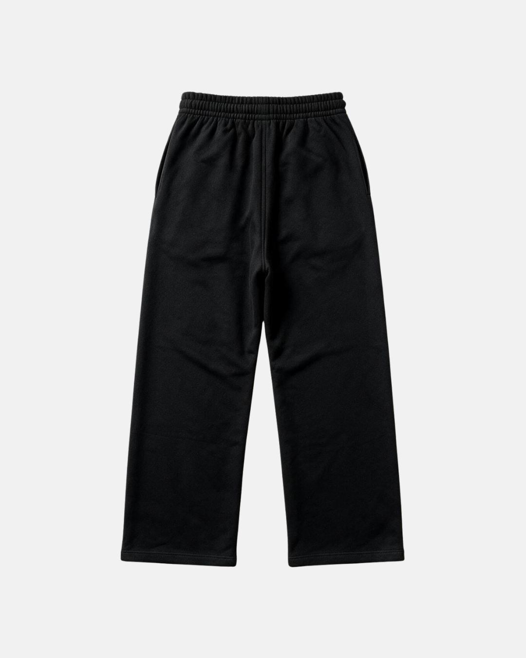Basics Straight Sweatpants Black