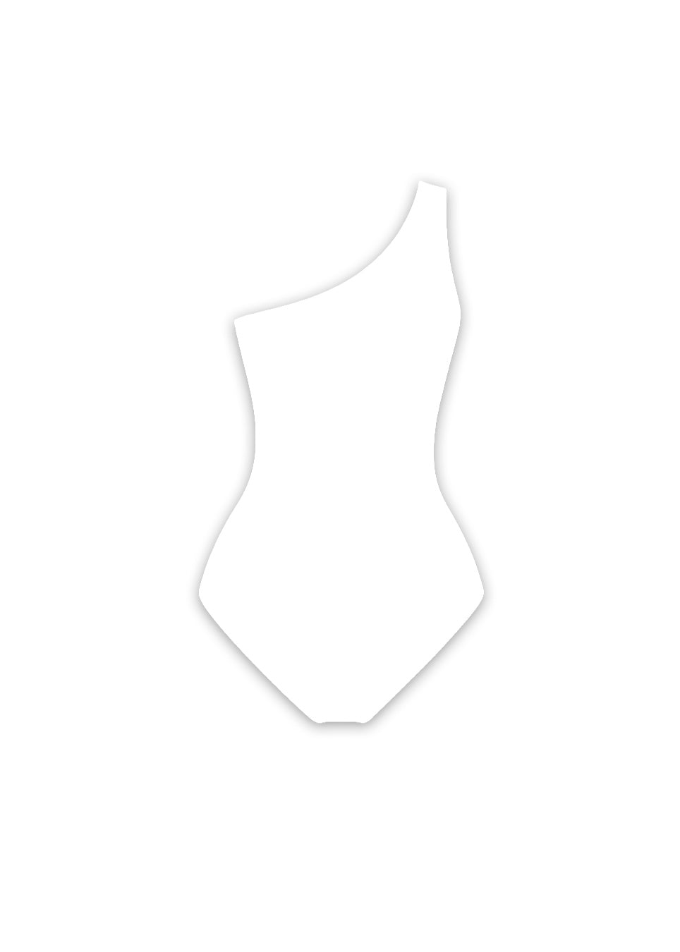 White One-Shoulder Bodysuit
