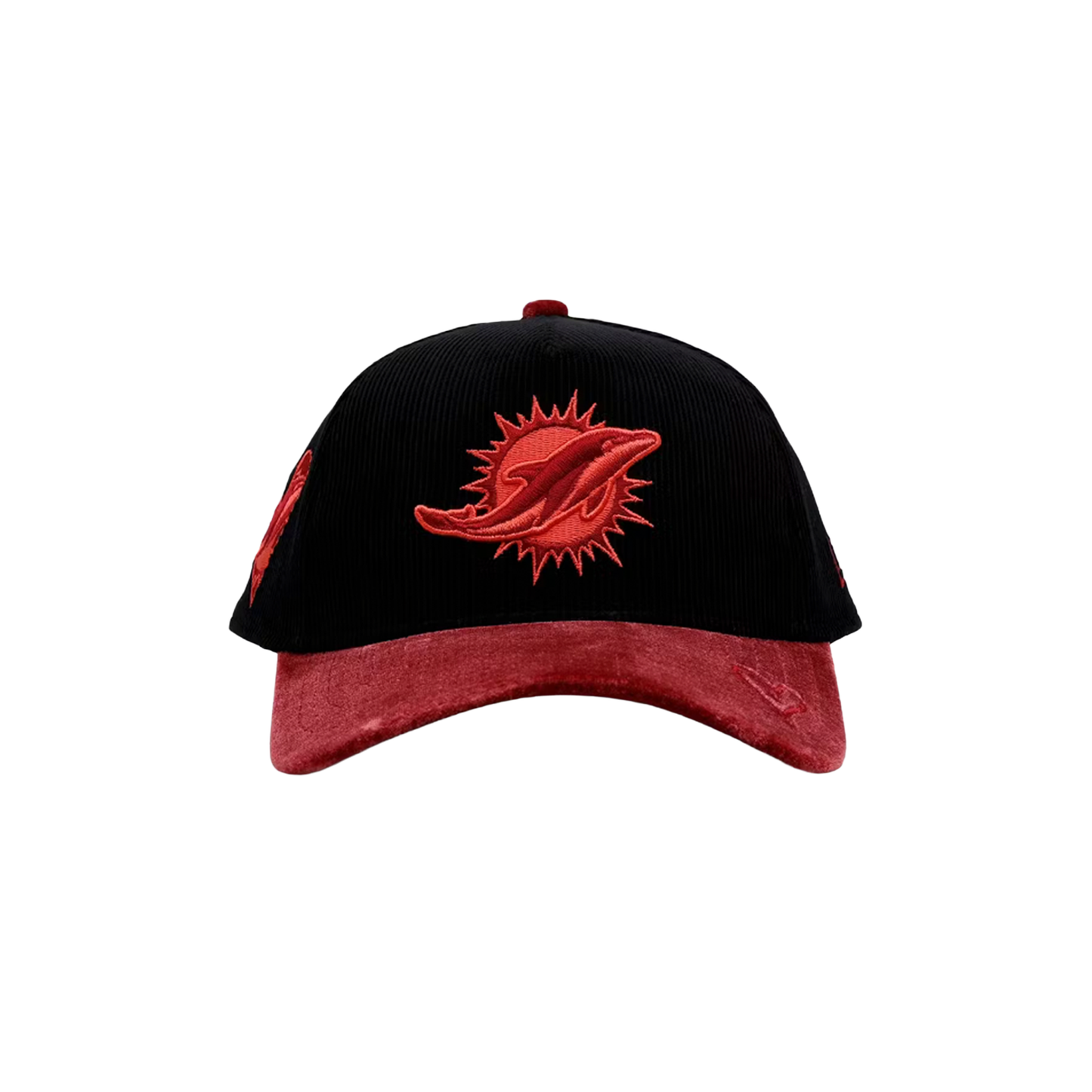 Miami Dolphins 'Velvet Cord Certified Lover' 9FORTY A-Frame Premium Corduroy Snapback