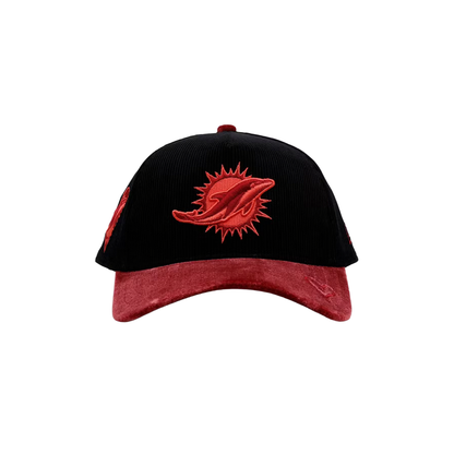 Miami Dolphins 'Velvet Cord Certified Lover' 9FORTY A-Frame Premium Corduroy Snapback
