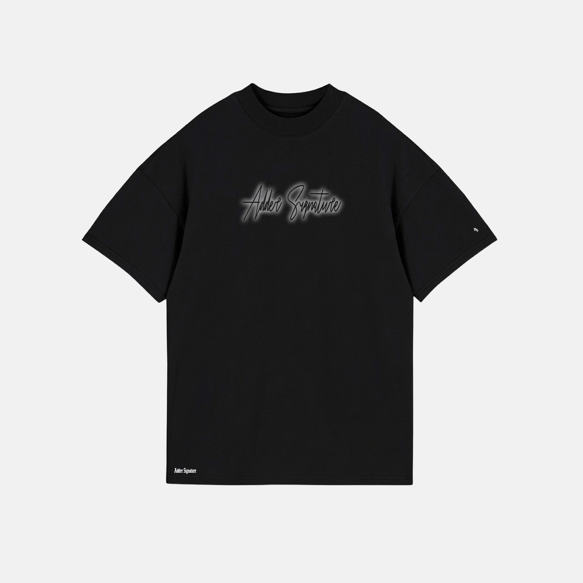 Signature Spray Tshirt Black