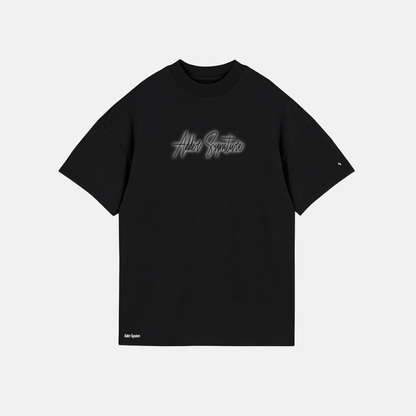 Signature Spray Tshirt Black
