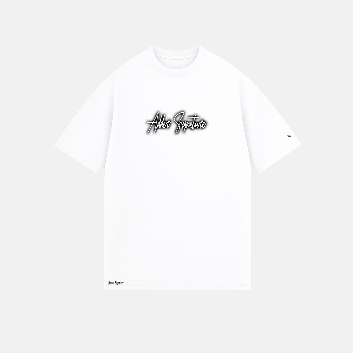 Signature Spray Tshirt White
