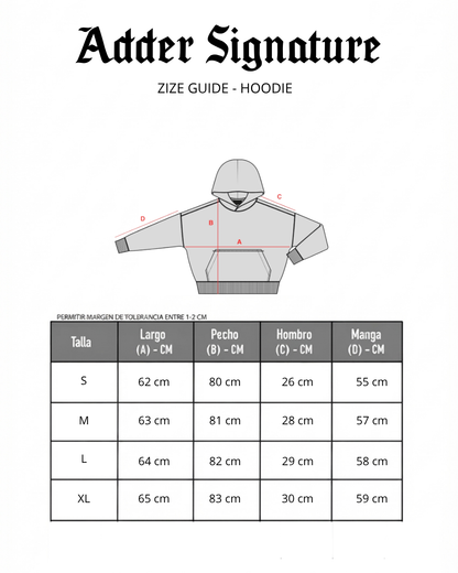 Signature Arc Boxy Hoodie Black Tonal