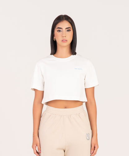 Simple Bone Crop Top